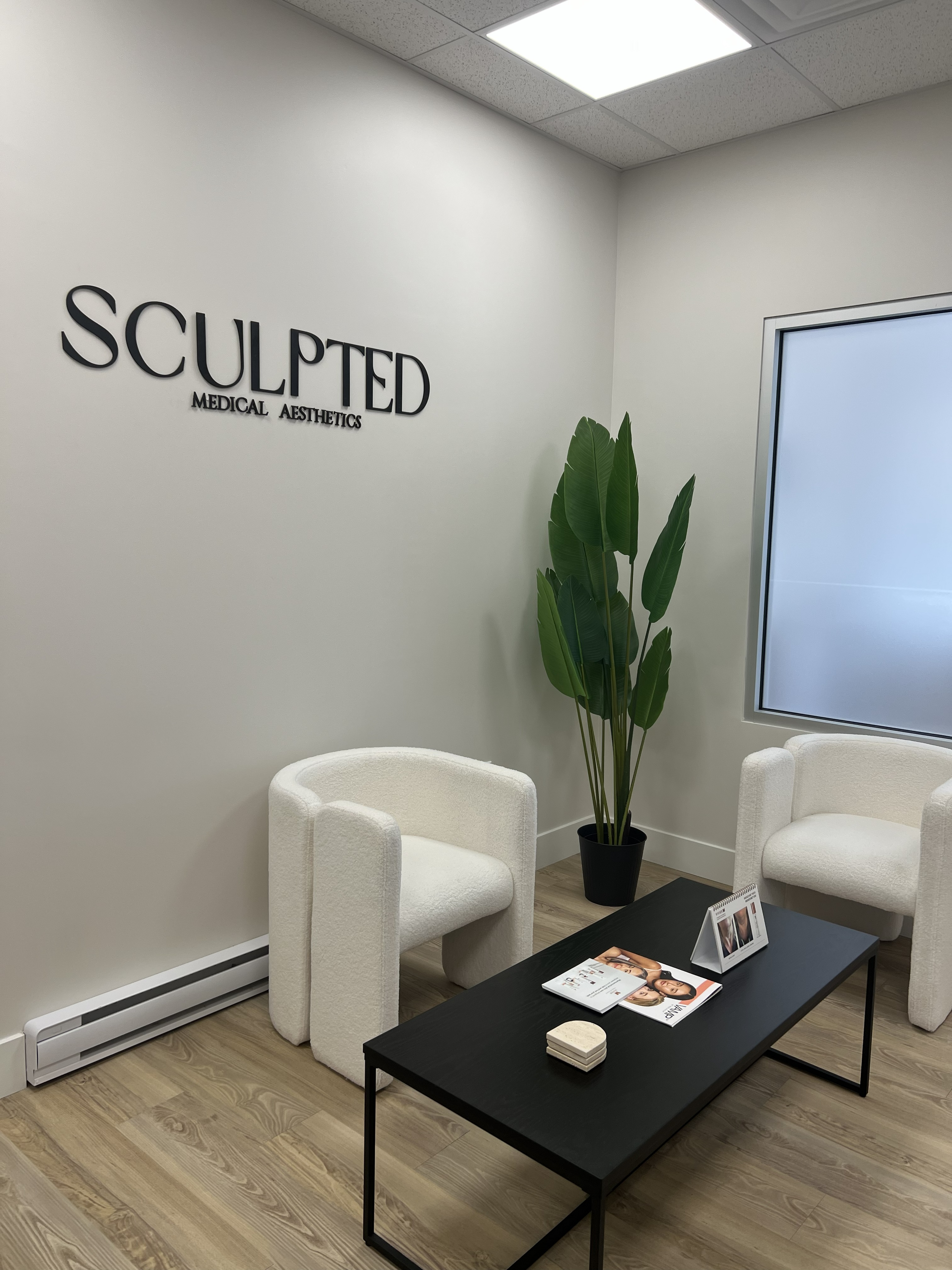 Sculpted clinic space